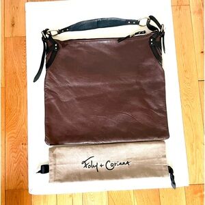 Foley + Corinna brown leather bag